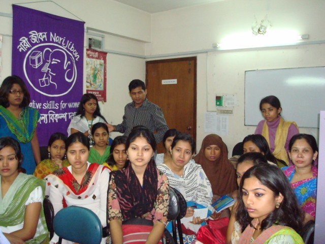Workshop at Nari Jibon