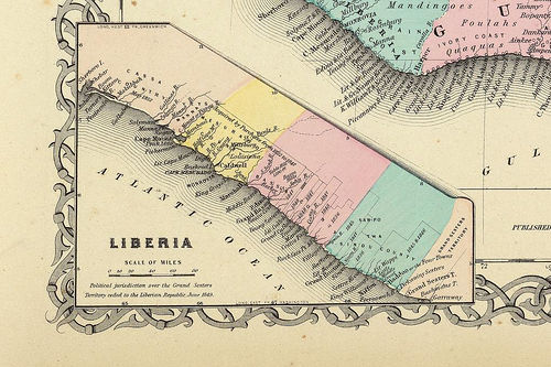 Colton 1856 - Liberian Republic. Image by Edu-Tourist, under CC. http://www.flickr.com/photos/mdorn/2155874/