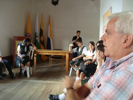 Professor Ramirez at a Reunion in Ituango