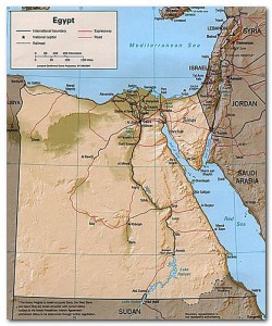 Map of Egypt from elicrisko