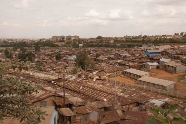 Una veduta di Kibera