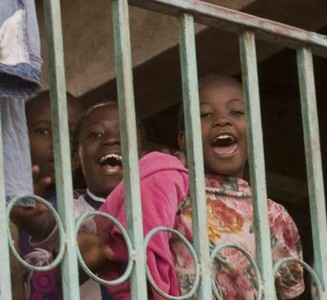 Bambini a Kibera