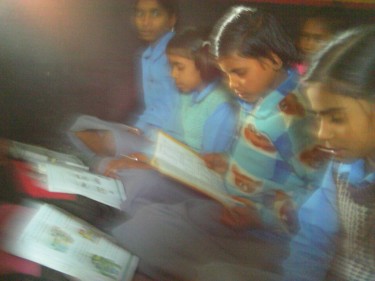 Babita Maurya photographs local schools.