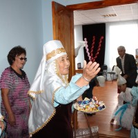 An opening ceremony for an online center supported by the Pushkin Library. See more on the blog.