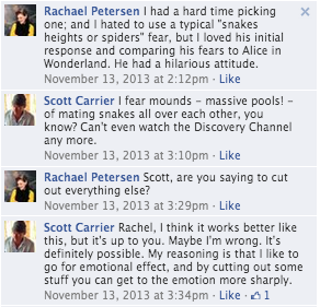 facebook conversation rachael peterson scott carrier