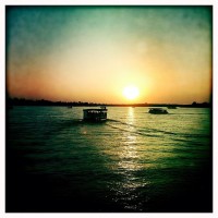 Sunset on the Zambezi River - see our article about Everyday Africa.